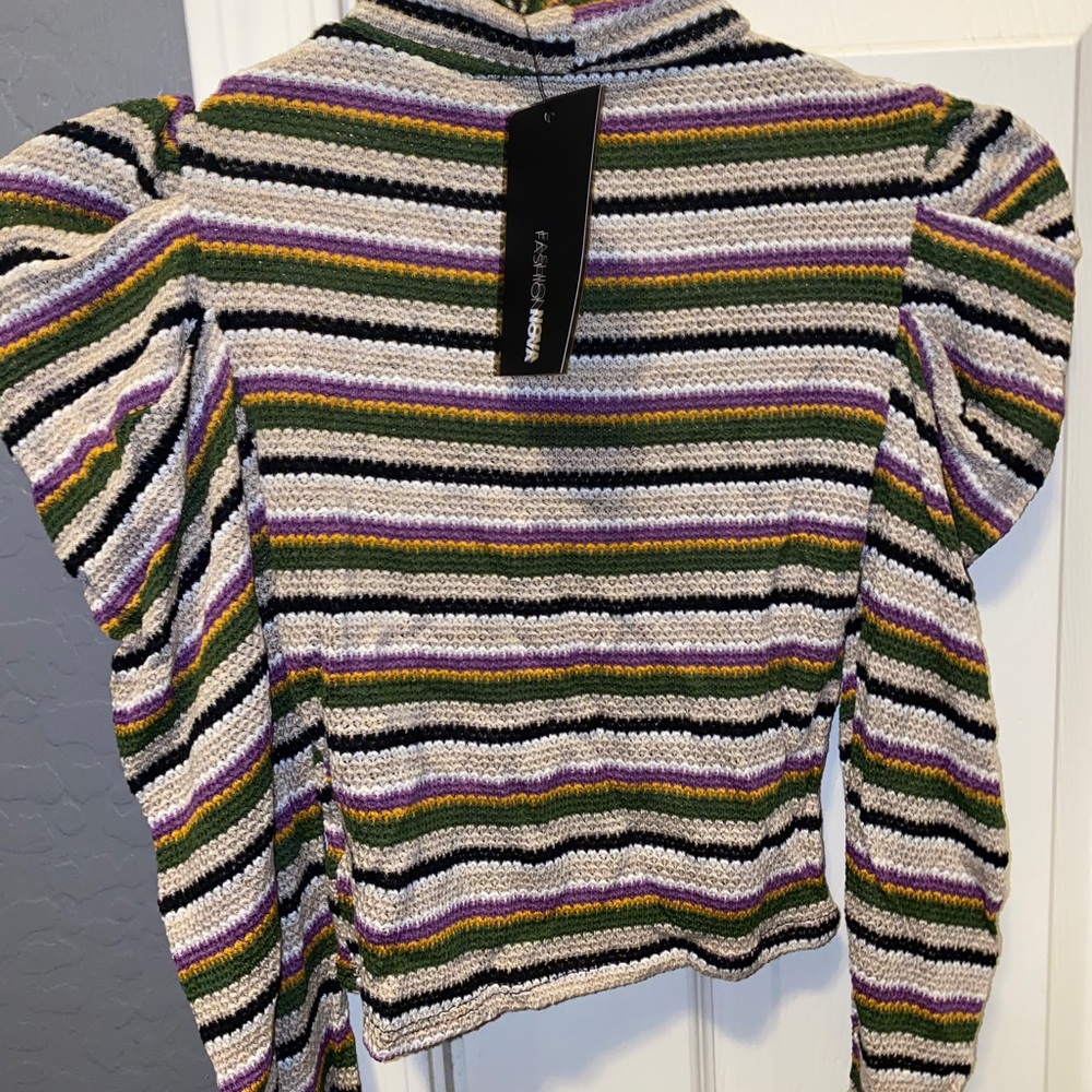 Turtleneck crop top